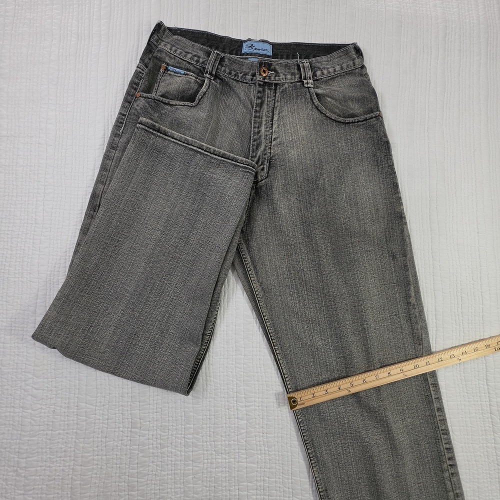 PJ Mark Jeans Men's 34x34 Concrete Wash Relaxed Fit Wide Leg Skater Punk Baggy - Picture 13 of 15